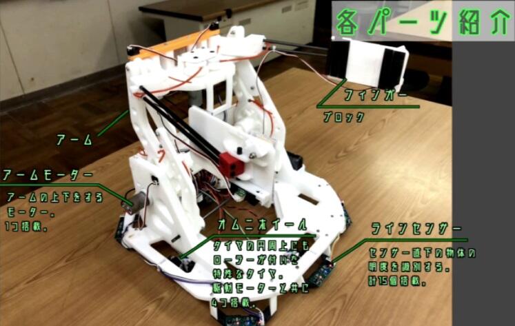 自立制御ロボットの車体